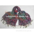 fashion floral design 100% pure cashmere scarf pashmina shawl wrap scarf,bufanda by Real Fashion